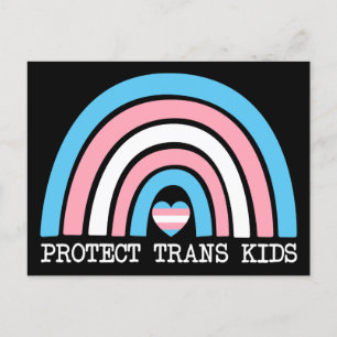 Carte Postale Protéger les enfants trans