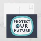 Carte Postale Protéger notre avenir (Devant / Derrière)