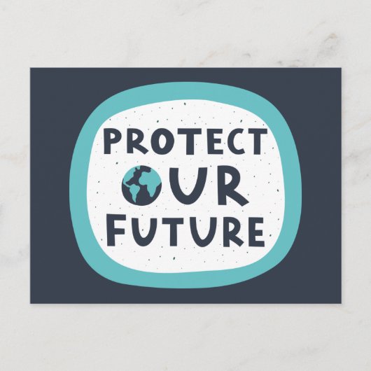 Carte Postale Protéger notre avenir (Devant)