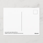 Carte Postale Protégez nos chevaux sauvages (Dos)