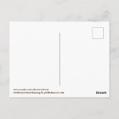 Carte Postale Protégez nos chevaux sauvages (Dos)