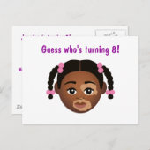 Carte Postale #Proud2BNaturalMe Choisis-Ma-Teinte Anniversaire (Devant / Derrière)