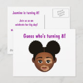 Carte Postale #Proud2BNaturalMe Choisissez-Ma-Teinte Anniversair (Devant / Derrière)