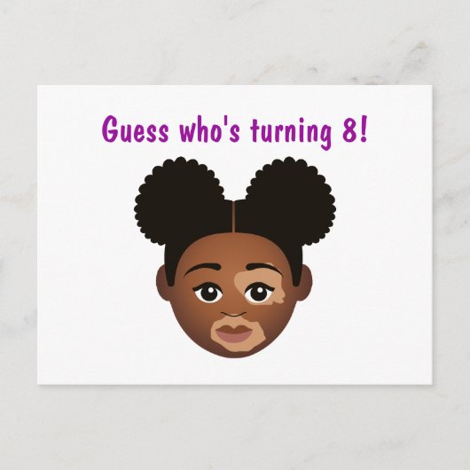 Carte Postale #Proud2BNaturalMe Choisissez-Ma-Teinte Anniversair (Devant)