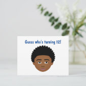 Carte Postale #Proud2BNaturalMe Choisissez-Ma-Teinte Anniversair (Debout devant)