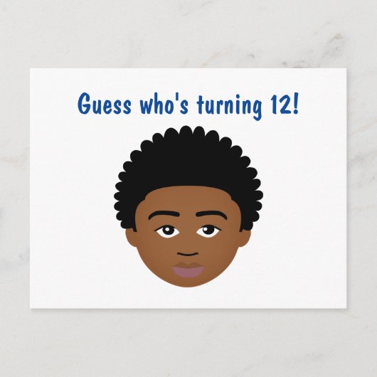 Carte Postale #Proud2BNaturalMe Choisissez-Ma-Teinte Anniversair (Devant)