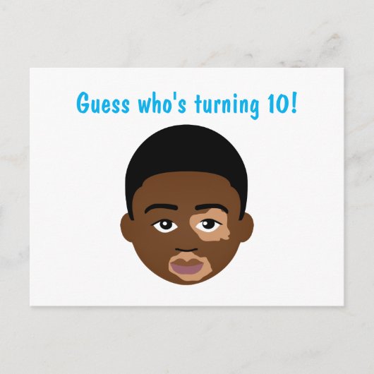 Carte Postale #Proud2BNaturalMe Choose-My-Complexion Anniversair (Devant)