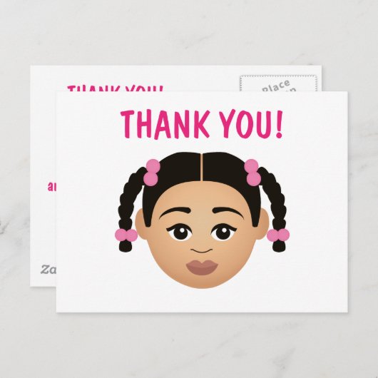 Carte Postale #Proud2BNaturalMe Choose-My-Complexion Merci (Devant / Derrière)