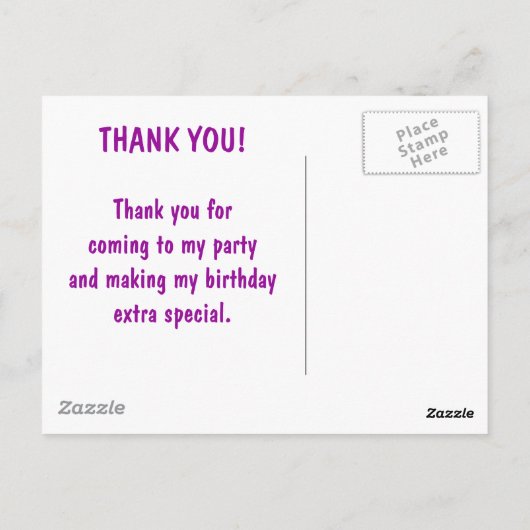 Carte Postale #Proud2BNaturalMe Choose-My-Complexion Merci (Dos)