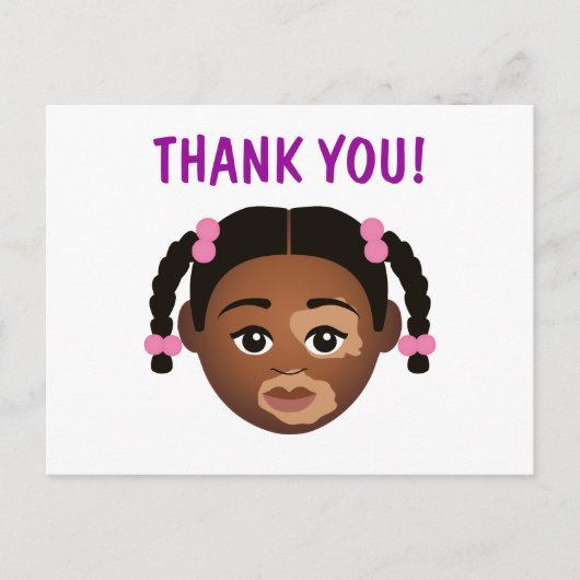 Carte Postale #Proud2BNaturalMe Choose-My-Complexion Merci (Devant)