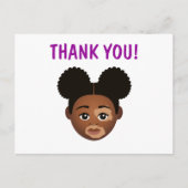 Carte Postale #Proud2BNaturalMe Choose-My-Complexion Merci (Devant)