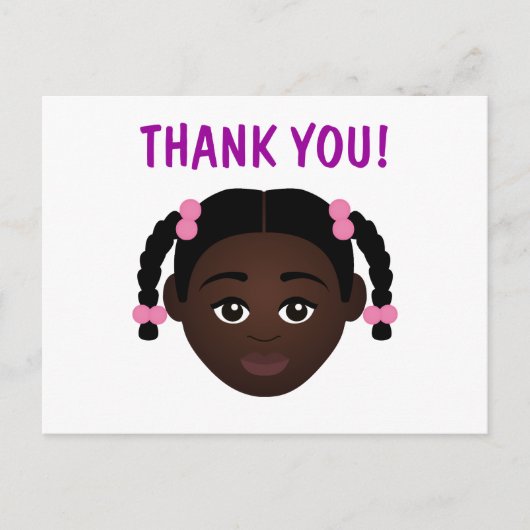 Carte Postale #Proud2BNaturalMe Choose-My-Complexion Merci (Devant)