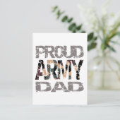 Carte Postale Proud army dad (Debout devant)