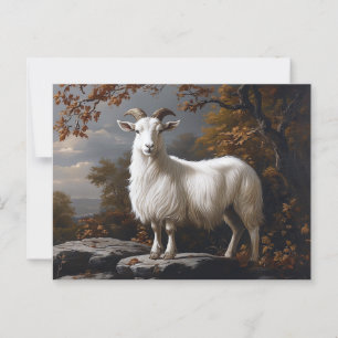 Carte Postale Proud Ram Vintage style peinture