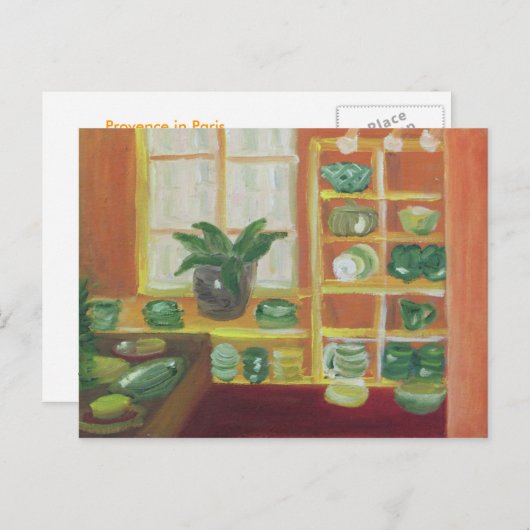 Carte Postale Provence à Paris (Devant / Derrière)