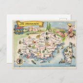 Carte postale Provence France (Devant / Derrière)