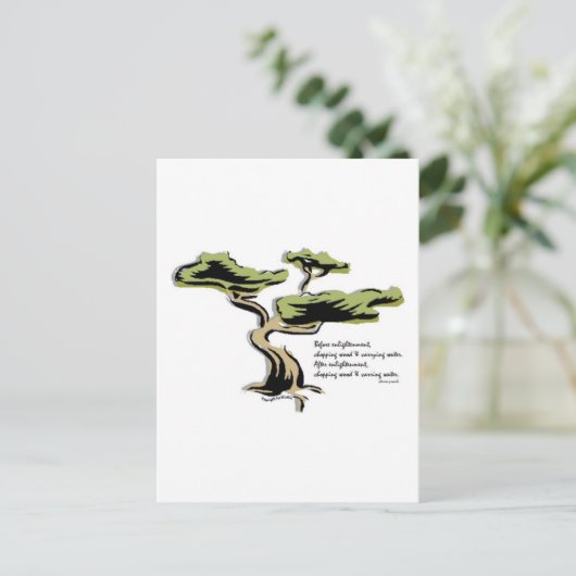 Carte Postale Proverbe chinois (Debout devant)