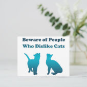 Carte Postale Proverbe de chat irlandais (Debout devant)