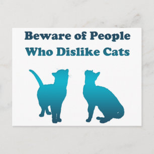 Carte Postale Proverbe de chat irlandais