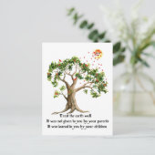 Carte Postale Proverbe de la nature kenyane (Debout devant)