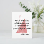 Carte Postale Proverbe juif (Debout devant)