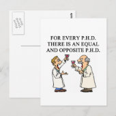 Carte Postale proverbe PHD (Devant / Derrière)