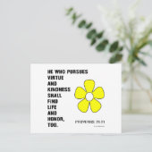 Carte Postale Proverbes 22:21 Vertu (Debout devant)