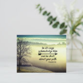 Carte Postale Proverbes 3:6 Il dirigera votre chemin Bible Verse (Debout devant)