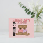 Carte Postale Proverbes Friend (Debout devant)