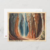 Carte Postale Providence Canyon Georgia Vintage voyage (Devant / Derrière)