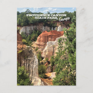 Carte Postale Providence Canyon State Park, Géorgie