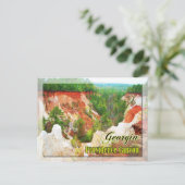 Carte Postale Providence Canyon State Park, Géorgie (Debout devant)