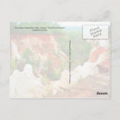 Carte Postale Providence Canyon State Park, Géorgie (Dos)