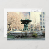 Carte postale Providence Fountain (Devant / Derrière)