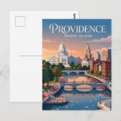 Carte Postale Providence, Rhode Island (Devant / Derrière)
