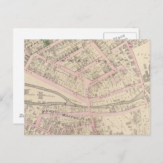 Carte Postale Providence Rhode Island (Devant / Derrière)