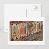 Carte Postale Providence, Rhode Island - Grandes scènes de lettr (Devant / Derrière)