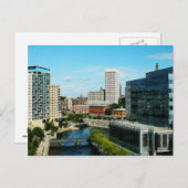 Carte Postale Providence RI Skyline (Devant / Derrière)