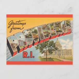 Carte Postale Providence RI vintage 