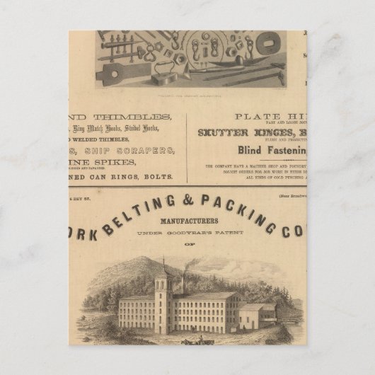 Carte Postale Providence Tool et Forge and Nut Company (Devant)
