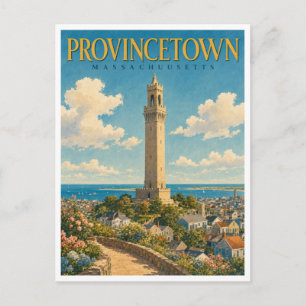 Carte Postale Provincetown Massachusetts Monument GeoSaga