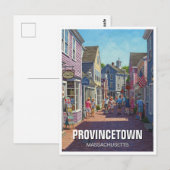 Carte Postale Provincetown Massachusetts Travel (Devant / Derrière)