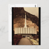 Carte Postale Provo, Utah LDS Temple (Devant / Derrière)