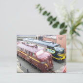 Carte Postale PRR E8A 5809 et ERIE E8A 833 à Steamtown (Debout devant)