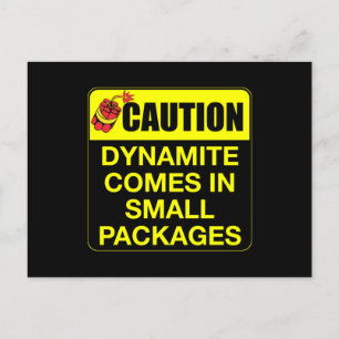 Carte Postale Prudence Dynamite Vient Dans Les Petits Emballages