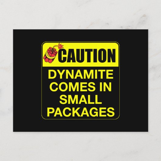 Carte Postale Prudence Dynamite Vient Dans Les Petits Emballages (Devant)