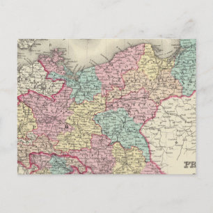 Carte Postale Prusse Et Saxe
