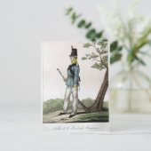 Carte Postale Prussien Landwehr (Debout devant)