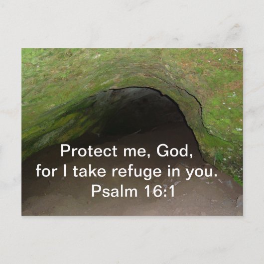 CARTE POSTALE PSALM 16:1 (Devant)