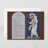 CARTE POSTALE PSALM 23 (Devant / Derrière)